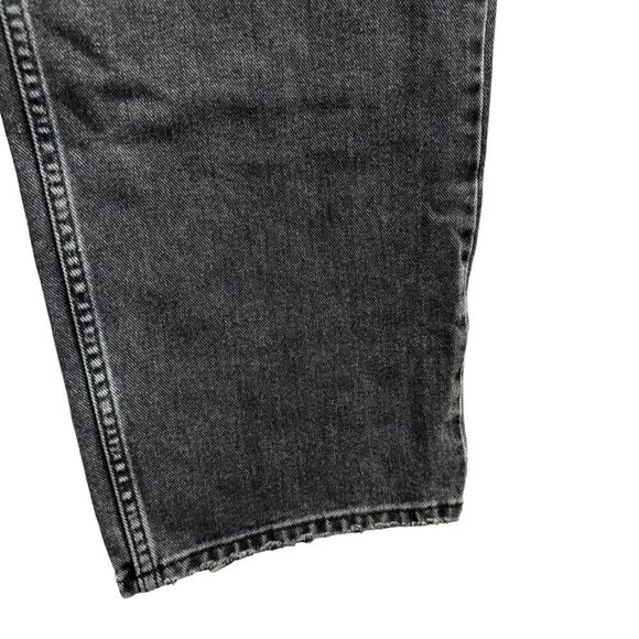 Good American Good 90s Icon Black Straight Leg Jeans Size 8 - Picture 6 of 13